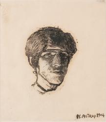 Lite selvportrett [Grafikk]