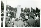 Norberg sn, Norberg, Ingolsbenning.
Engelbrektsstenens invigning, 1934.