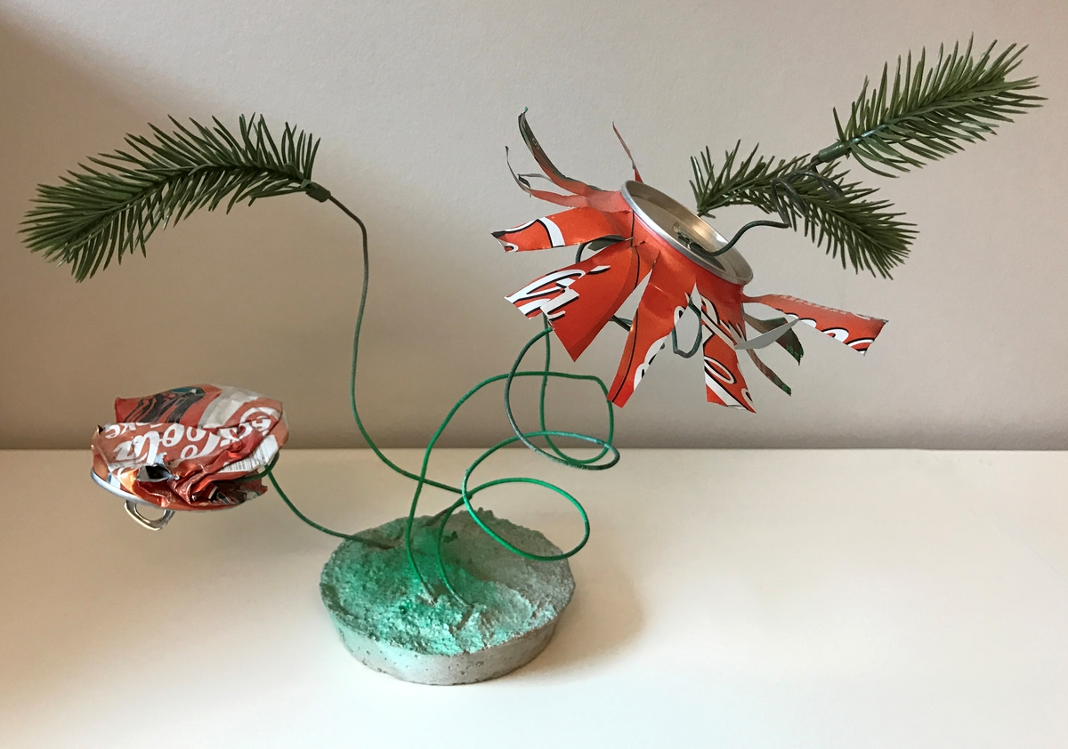 Coca-Cola blomst [Assemblage]