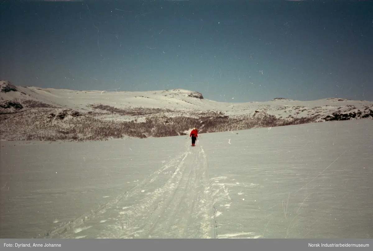 Skitur i fjellet, antagelig Møsstrond