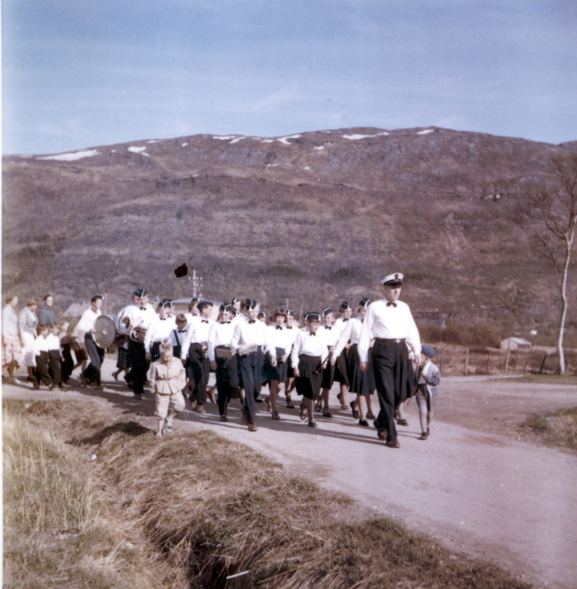 Nesna skolemusikk ved Joh. Knutsen ca. 1956