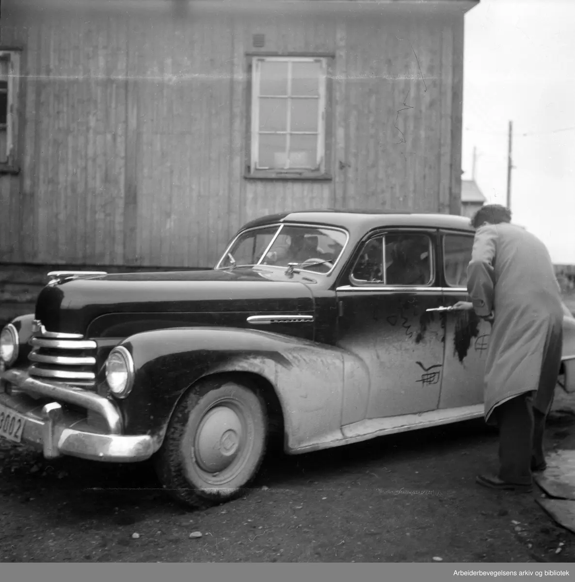 Rettsak i Sør-Varanger lagmannsrett mot 5 spionsiktede nordmenn. Kirkenes, mai 1954.