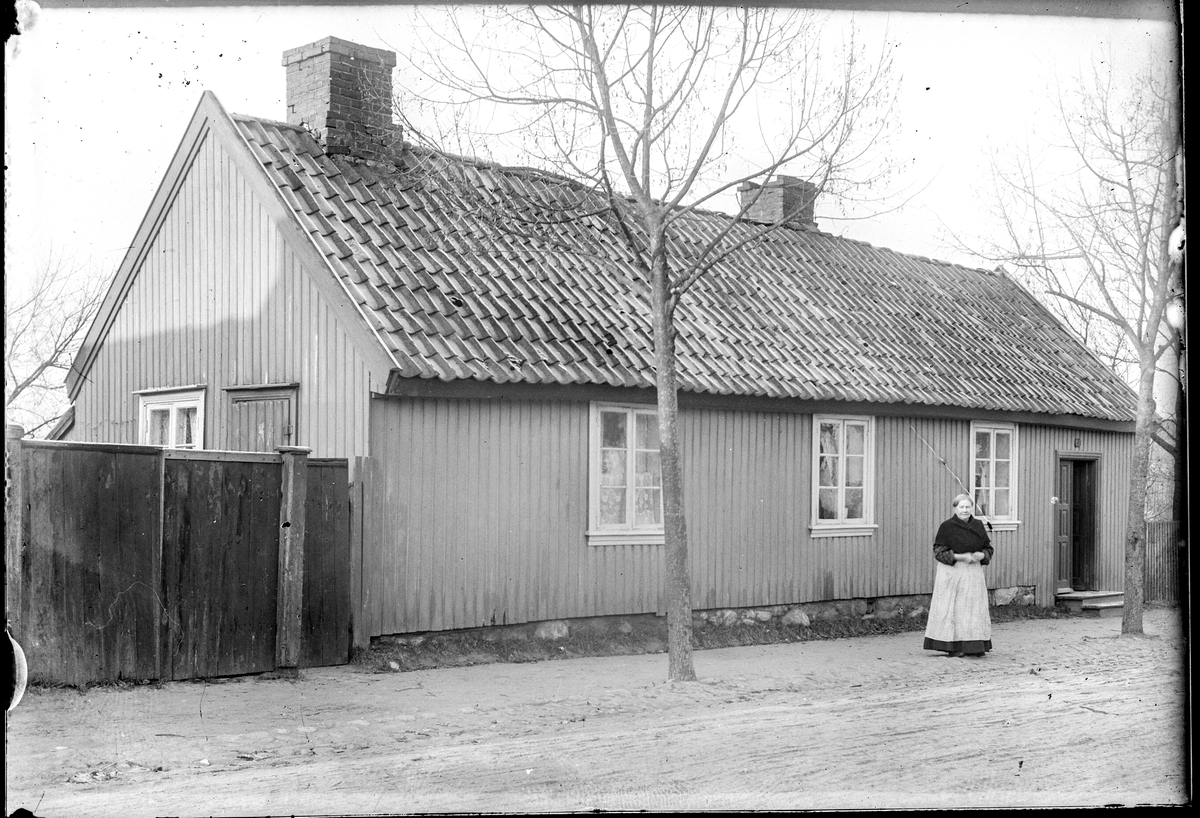 Klostergata 31, tidligere Klostergata nr. 25 i Moss. Bygningen lå i krysset Klostergata/Repslagergata. Revet.