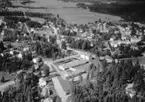 Flygfoto över Smålands Anneberg i Nässjö kommun, Jönköpings län. 1190/1962