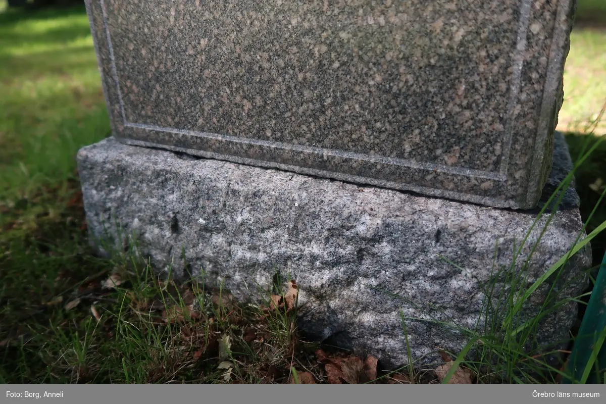 Fotoprotokoll

Acc. Nr. OLM-2019-400_1-45
Örebro läns museums diarienummer: 2016.230.125
Fotograf: Anneli Borg 
Objekt: Ramsbergs nya kyrkogård
Kommun: Lindesbergs kommun
Län: Örebro
År: 2019

Motiv: 
1-45	Ramsbergs nya kyrkogård, gravvårdar