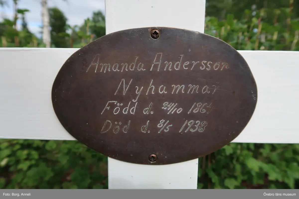 Fotoprotokoll

Acc. Nr. OLM-2019-403_1-45
Örebro läns museums diarienummer: 2016.230.125
Fotograf: Anneli Borg 
Objekt: Ramsbergs nya kyrkogård
Kommun: Lindesbergs kommun
Län: Örebro
År: 2019

Motiv: 
1-45	Ramsbergs nya kyrkogård, gravvårdar