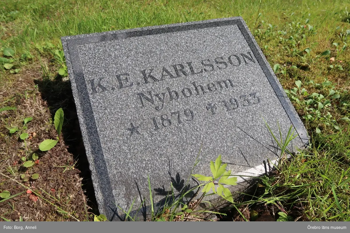 Fotoprotokoll

Acc. Nr. OLM-2019-400_1-45
Örebro läns museums diarienummer: 2016.230.125
Fotograf: Anneli Borg 
Objekt: Ramsbergs nya kyrkogård
Kommun: Lindesbergs kommun
Län: Örebro
År: 2019

Motiv: 
1-45	Ramsbergs nya kyrkogård, gravvårdar