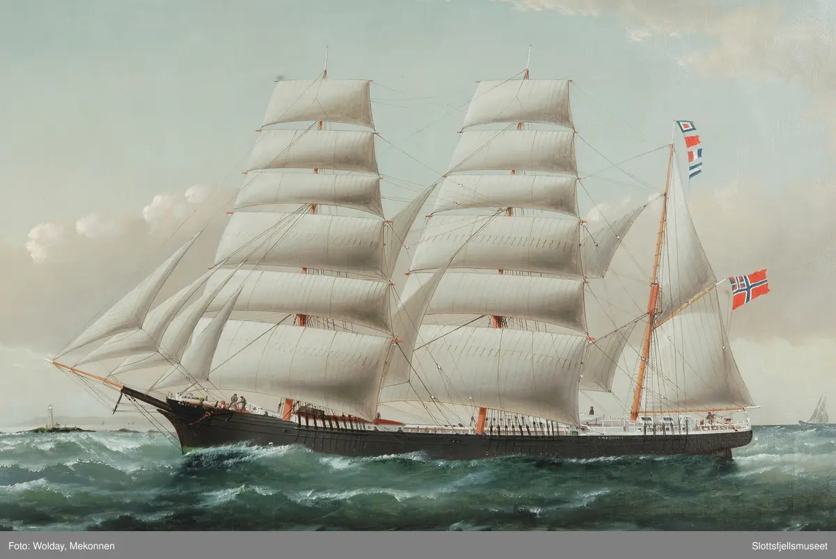 Bark Agathe av Tønsberg, Cap.tn. Chr. Bjønness