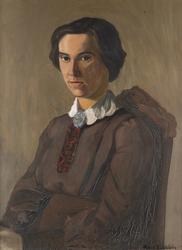 Damen i svart  II [Målning]