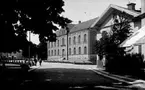 EXTERIÖR AV STIFT- LANDSBIBLIOTEKET.