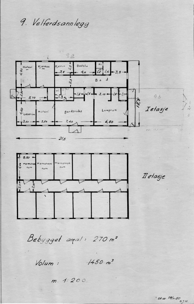 Mannskapsbrakka, oppført i 1947, er en trebygning i to etasjer. Mannskapsbrakka inneholdt boliger for ansatte ved Kobberverket, og representerer en viktig funksjon i driften på Nedre Storwartz. Det var nødvendig å ha arbeiderboliger i nærheten av gruvedriften.