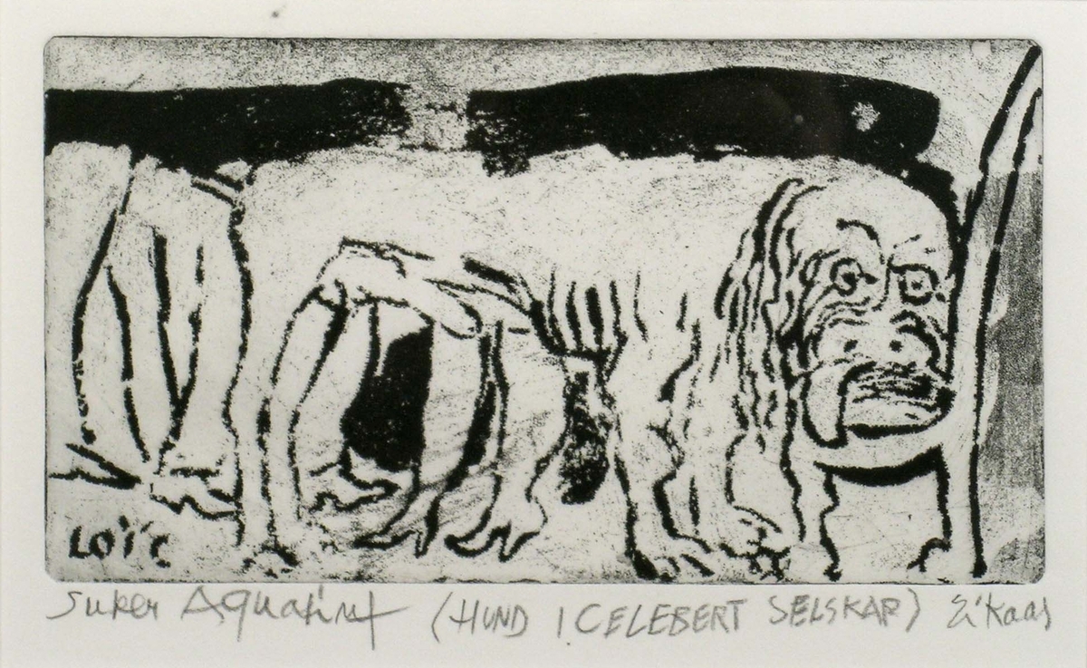 Hund i celebert selskap [Grafikk]