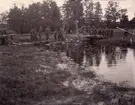 Fotoalbum innehållande bilder från Fortifikationen omkring 1900-1910. Albumet har tillhört Johan Gottfrid Kohrtz (1883-1944), officer vid Fortifikationen.