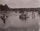 Soldater från Fortifikationen vid Laxön 1902.