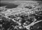 Flygfoto över Värnamo i Jönköpings län. 1151/1963