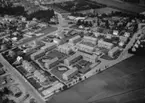 Flygfoto över Värnamo i Jönköpings län. 1154/1963