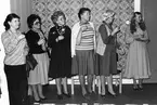 Ulla Ramström slutar vid P 10 1979-01-31. Hon avtackas inför personalen på sekt 1 och 2.
OBS 2 bilder
Bild 1: frv Gunilla Friman, Eva Törnkvist, Herta Lagerström, Aina Lager, Britta Grönqvist, Ulla Ramström.

Bild 2: frv Lisbeth Kjulin, Sonja Eriksson, Kerstin Fältskog, Sonja Gustafsson, Gunilla Friman och Eva Törnkvist.