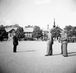 Uppställning på kaserngården. Korum.