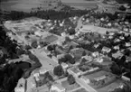 Flygfoto över Vrigstad i Sävsjö kommun, Jönköpings län. 1163/1963