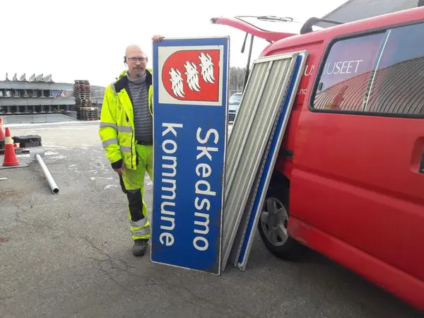 Veiskilt Skedsmo kommune.