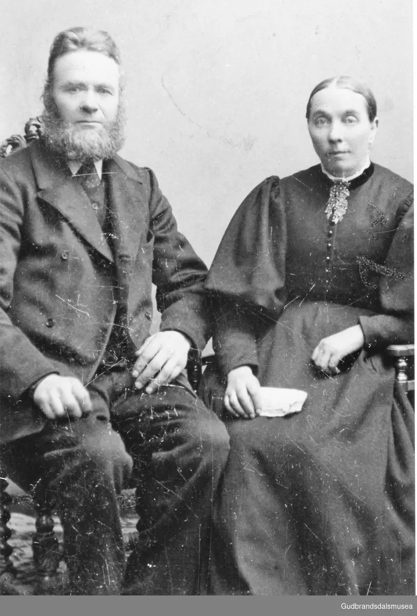 Ola Forberg, Gaupar (f. 1839) og kona Rønnaug Gaupar (f. 1845)