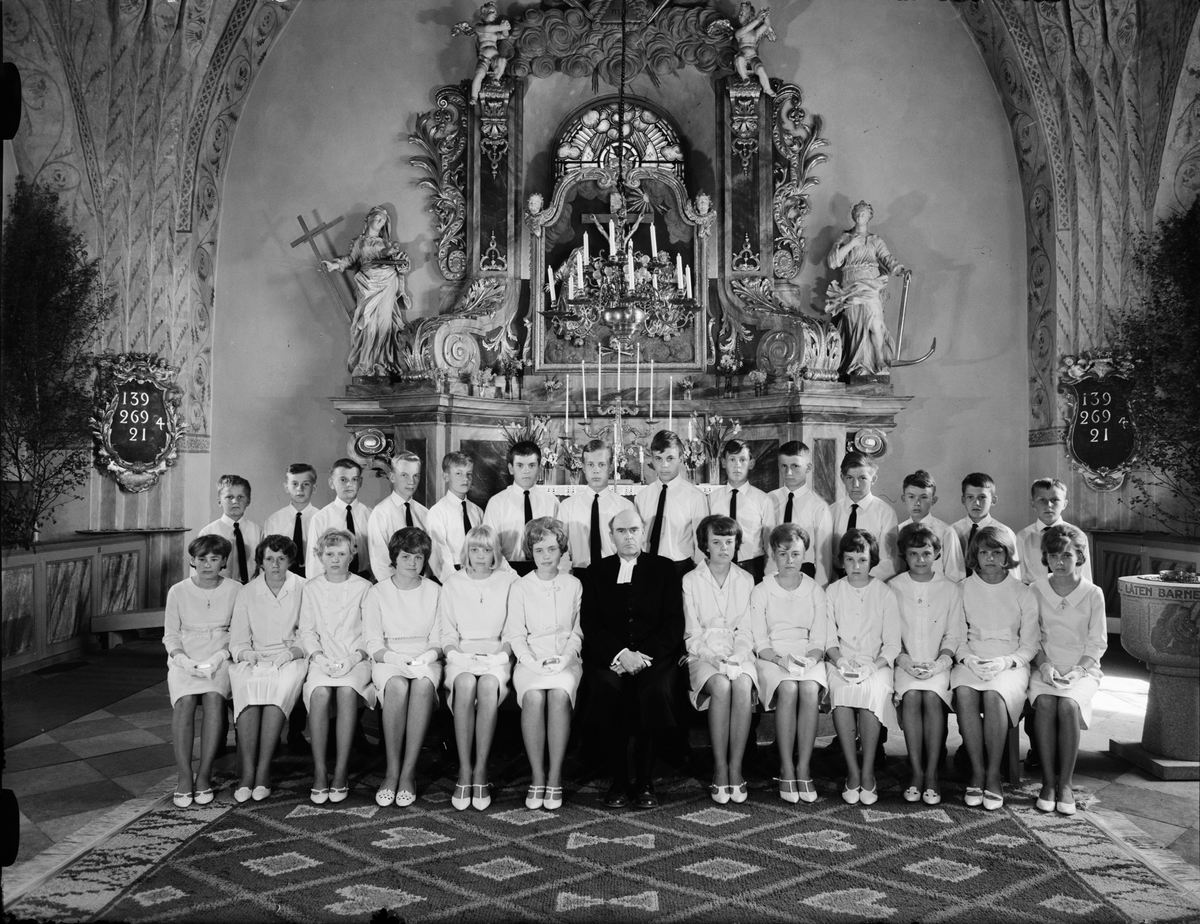 Konfirmander födda 1951, Börstil socken, Uppland 1965