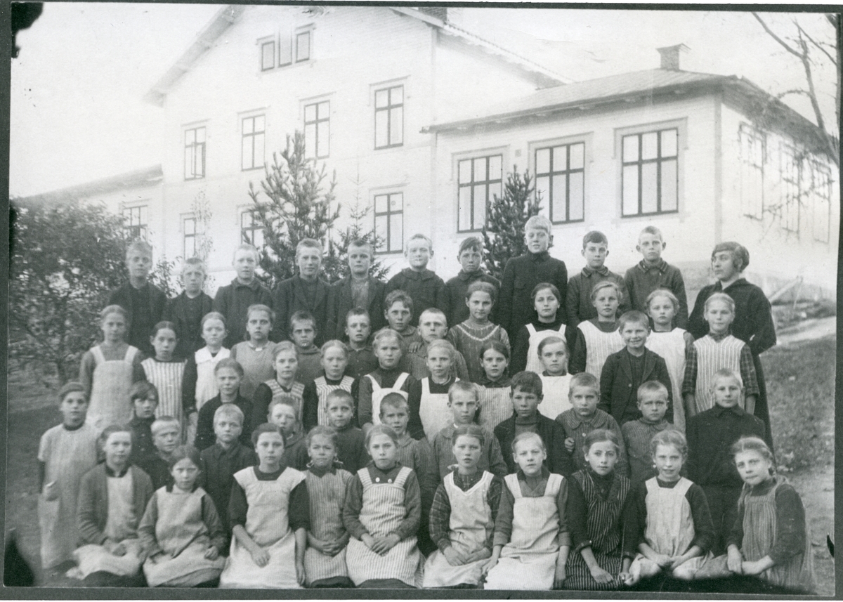 Romfartuna sn, Västerås.
Elever från Romfartuna kyrkskola 1916.