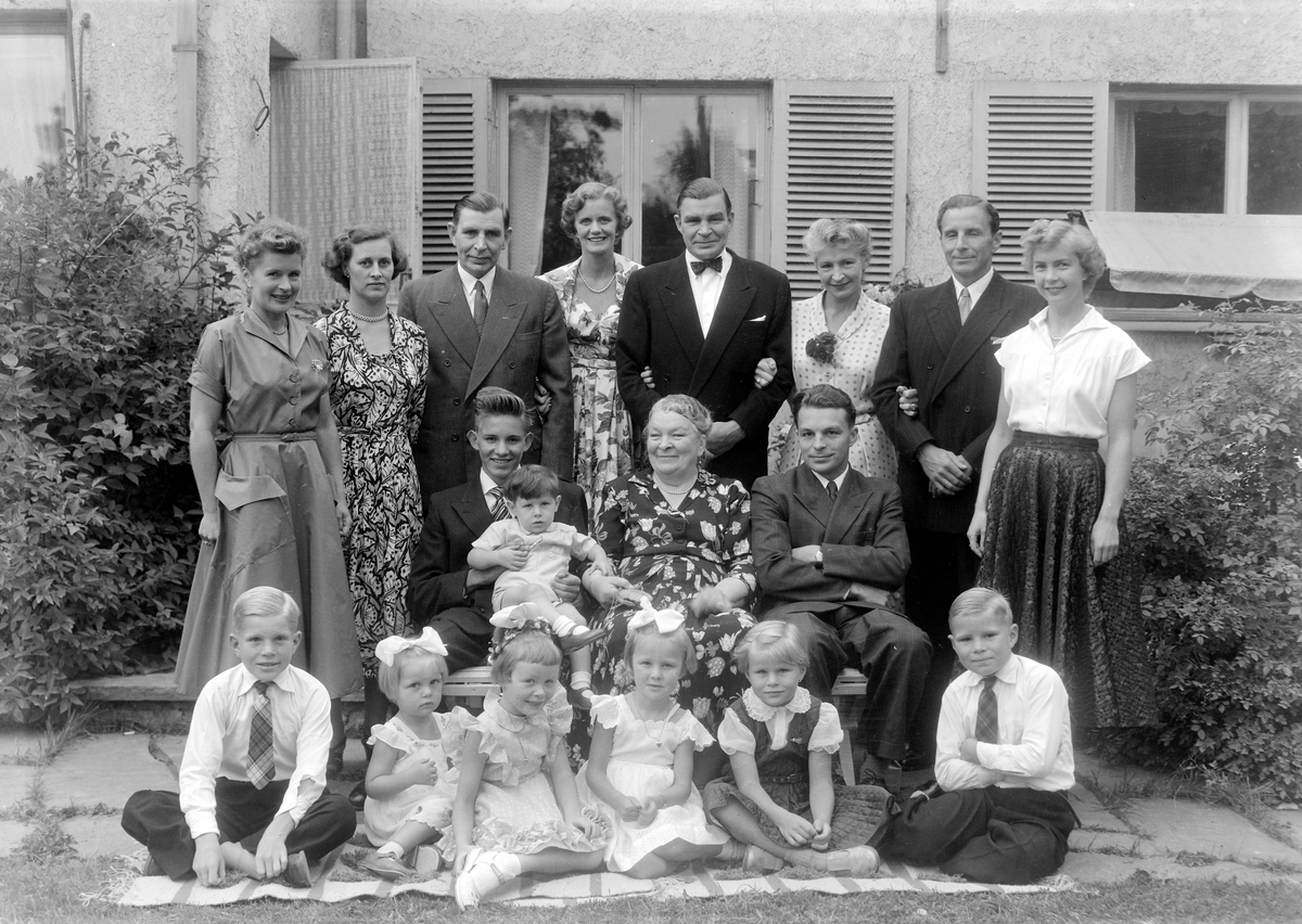 Grosserer Just Meincke Finne med familie