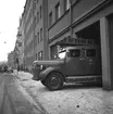 Reportage om brandkåren.
14 februari 1959.