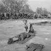 Livräddning på Gustavsvik.
19 mars 1959.