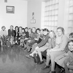 Poliovaksinering på Kalvskinnet skole