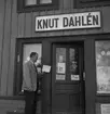 Lanthandlare i Mosås, Knut Dahlén.
9 maj 1959.