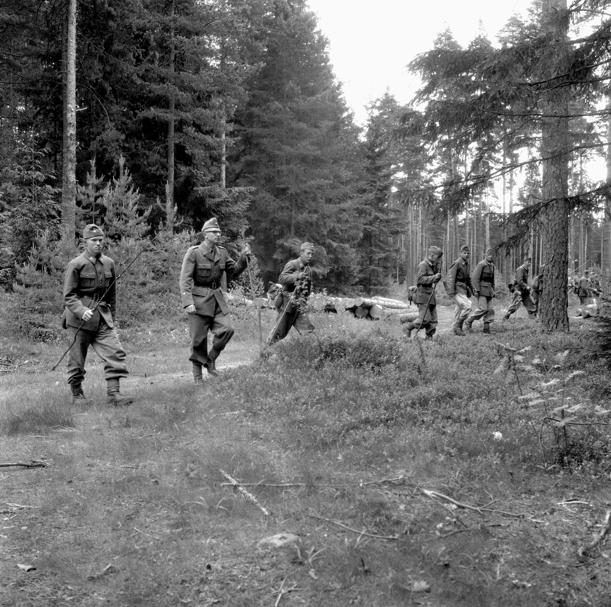 Skallgång efter fru Lind. 
17 juni 1959.