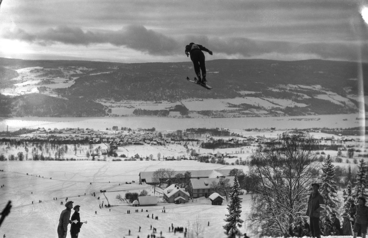 Skihopper i Lysgårdsbakken