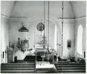 Skultuna sn, Västerås.
Interiör av Skultuna kyrka, 1980.