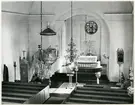 Skultuna sn, Västerås.
Interiör av Skultuna kyrka, 1980.