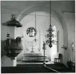 Skultuna sn, Västerås.
Interiör av Skultuna kyrka, koret. 1980.