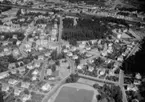 Flygfoto över Tranås i Jönköpings län. 808/1964