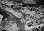 Flygfoto över Tranås i Jönköpings län. 813/1964