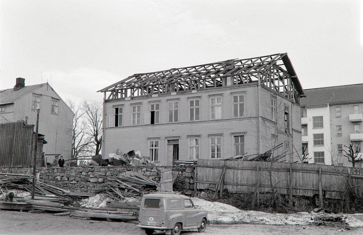 PARKGT. 34, GLORVIGENGÅRDEN, EKSTR. UNDER RIVING. 