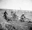 Motorcrosstävling på A 6 övningsfält.