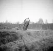 Motorcrosstävling på A 6 övningsfält.