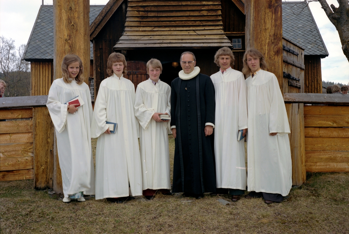 Konfirmasjon, Innset gamle kirke 1973.