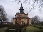 Örsjö kyrka, Nybro kommun. Exteriörbild.
Bilden togs i samband med besiktningar av bemålade inventarier och interiörer i Nybro pastorats kyrkor.