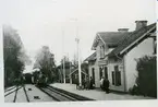 Rytterne sn, Västerås, Horn.
Horn 6:3. Strömsholms järnvägsstation.