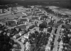 Flygfoto över Runnerydsområdet i Nässjö, Jönköpings län. 1260/1966