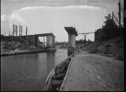 Bygget av Södertälje kanalverk.