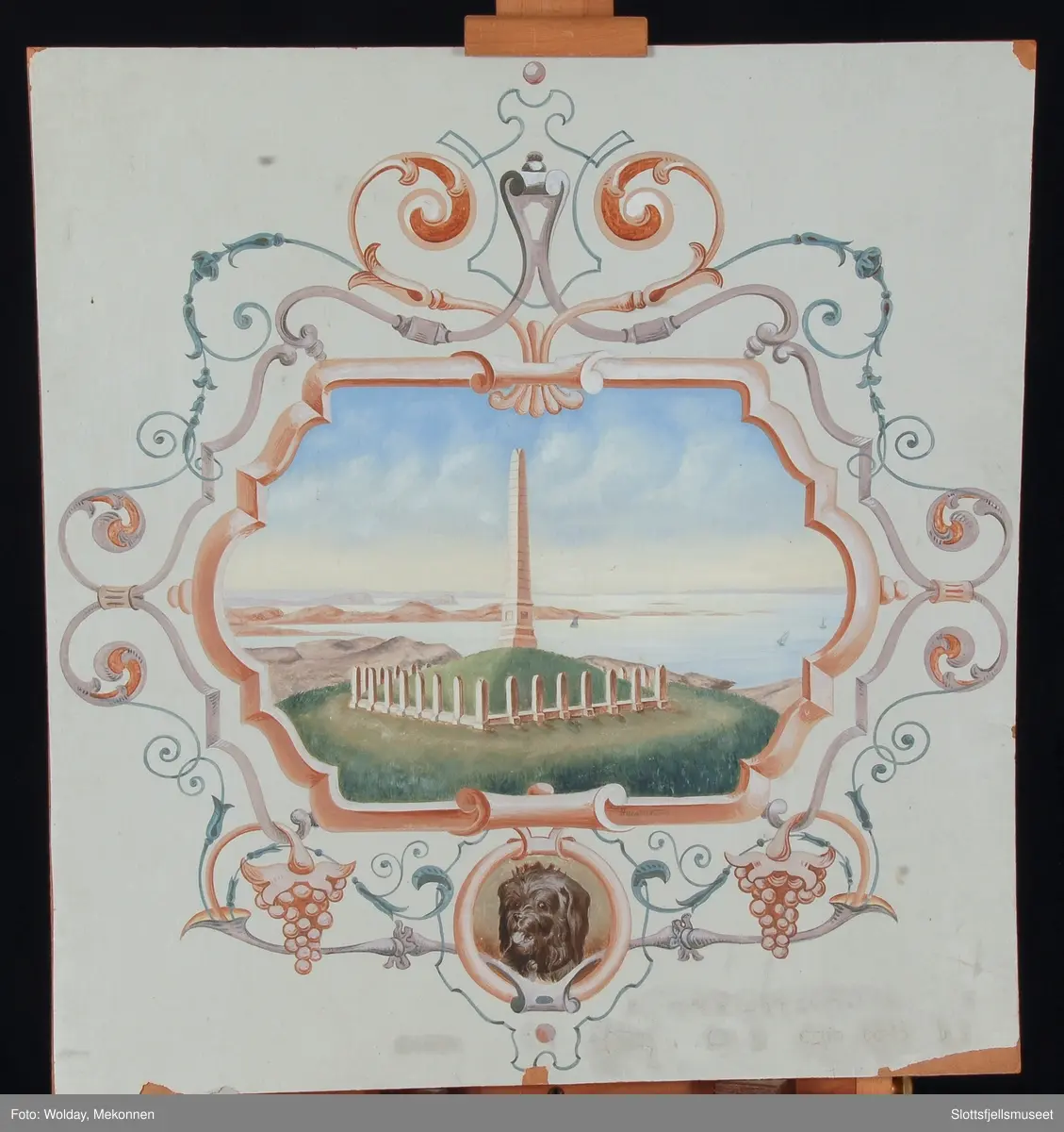 Haralds-støtten og hund