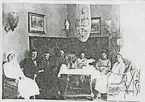 Sala sn, Sala kn, Videbo 2:1.
Grupporträtt i f.d. Prästgården. 1921.