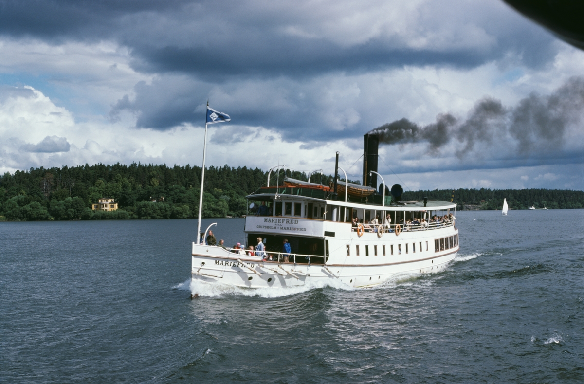 Mariefred före branden.